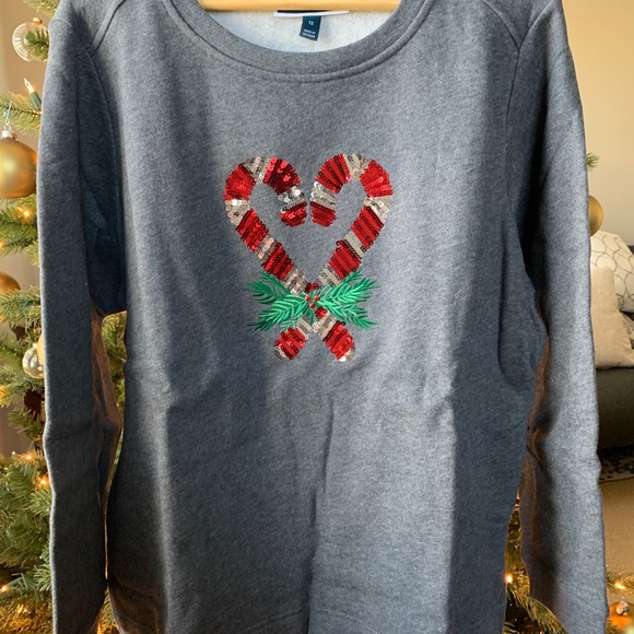 NWT Karen Scott Christmas sweatshirt - Picture 3 of 5